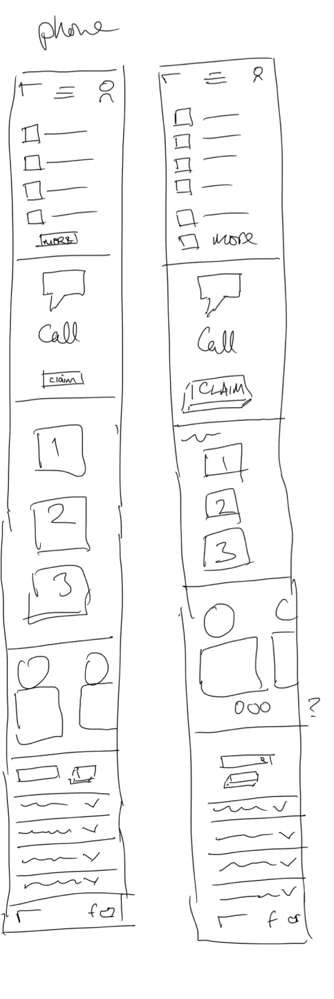 Insuranceful wireframe sketch 8